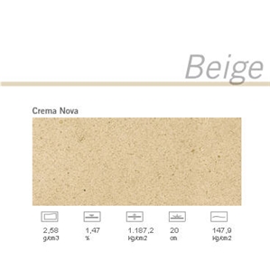 Crema Nova Limestone Slabs & Tiles