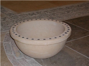 Jerusalem Bone Limestone Sink