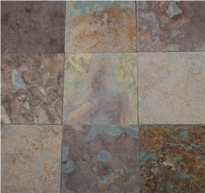 Chinese Multicolor Slate Slabs & Tiles Chinese Multicolor Slate Slabs & Tiles