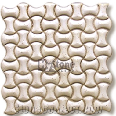 Cast Stone Beige Limestone Mosaic
