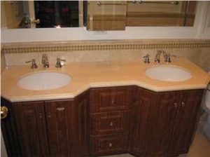 Beige Marble Vanity Top