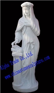 Sichuan White Marble Sculptures