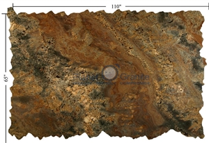 Bordeaux Imperial Granite Slabs