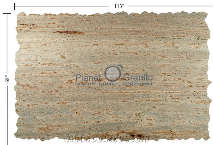 Ivory Fantasy Granite Slabs, India Yellow Granite