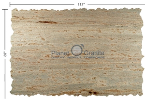 Ivory Fantasy Granite Slabs, India Yellow Granite