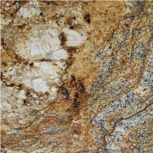 Golden Crystal Granite Slabs & Tiles, Brazil Yellow Granite
