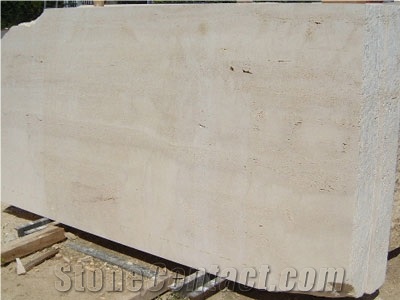 Travertino Chiaro Tipo Navona Slabs, Travertino Bianco Navona Travertine Slab