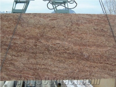 Travertino Rosso Morogord Slabs, Montagna Walnut Travertine Slabs