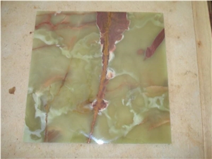 DARK GREEN ONYX TILES