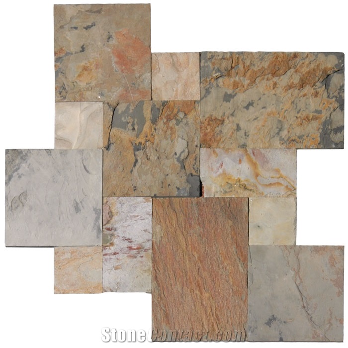 Indian Autumn Slate French Pattern