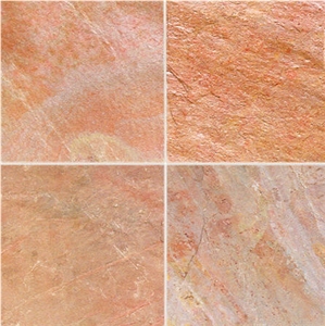 Copper Slate Slabs & Tiles, India Brown Slate