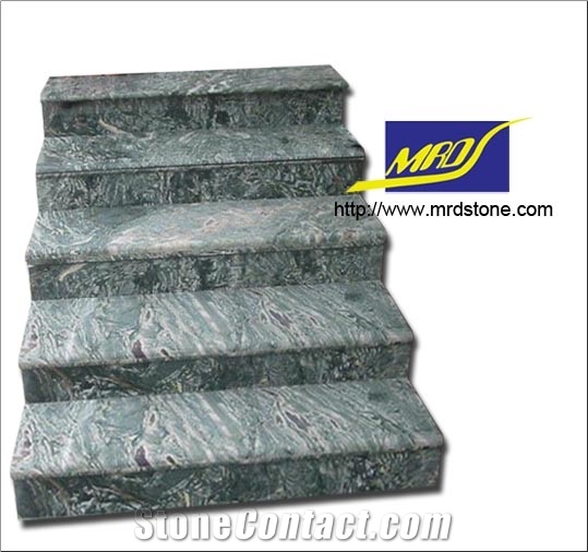 Sea Wave Green Granite Steps&Stairs