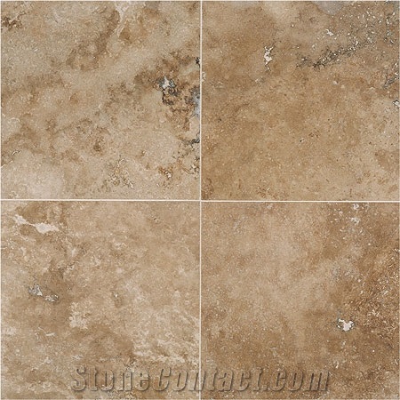 Light Walnut Travertine - Filed , Honded