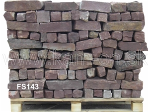 Red Sandstone - Prisms Chopped Red Sandstone - Prisms Chopped