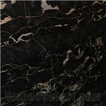 Portoro Gold Marble Slabs & Tiles, Italy Black Marble