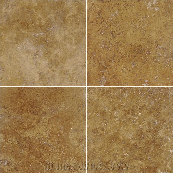 Walnut Dark Travertine Slabs & Tiles, Turkey Brown Travertine