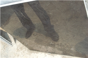 Polished Grey Limestone Slab