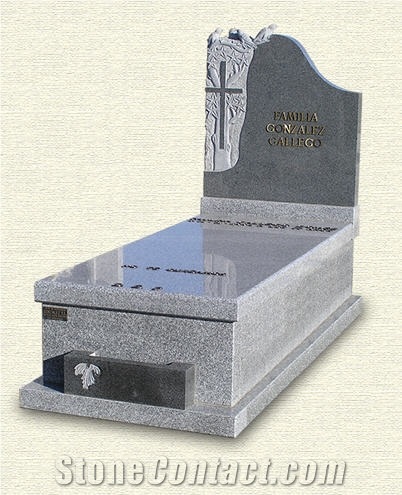 Grey Granite Tombstones