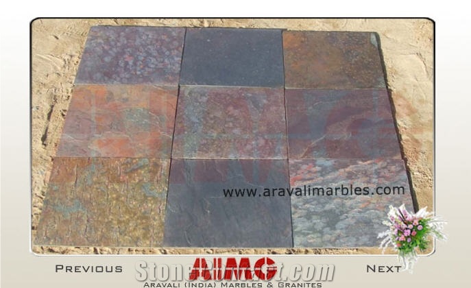 Kund Multicolor Slate Tiles
