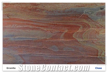 Multi Pink Slate Slabs & Tiles, India Pink Slate