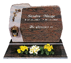 Tombstone - Red Granite Tombstone - Red Granite