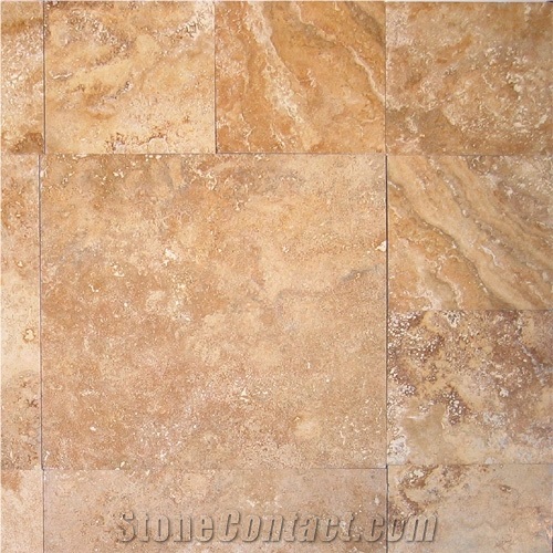 Tuscany Gold Travertine Pattern Tile