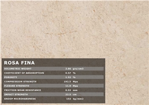 Rosa Fina Limestone Tile,Beige Limestone