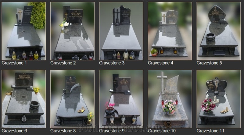 Granite Gravestone, Monuments