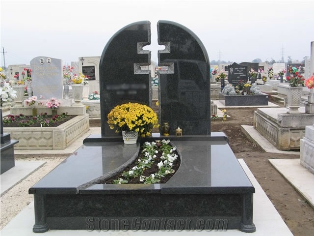 Black Granite Tombstones,Monuments