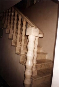 White Marble Balustrade