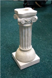 White Marble Column White Marble Column