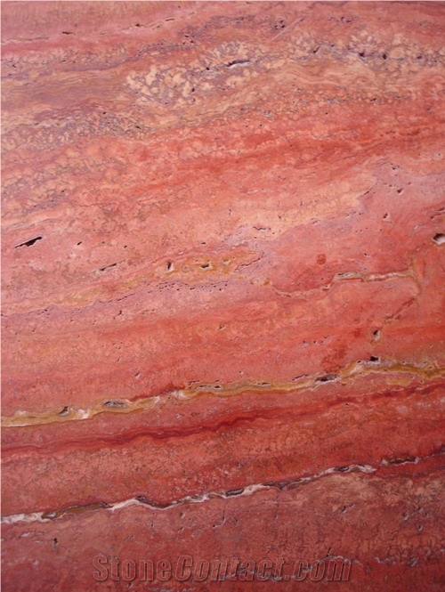 Iran Red Travertine Slabs & Tiles