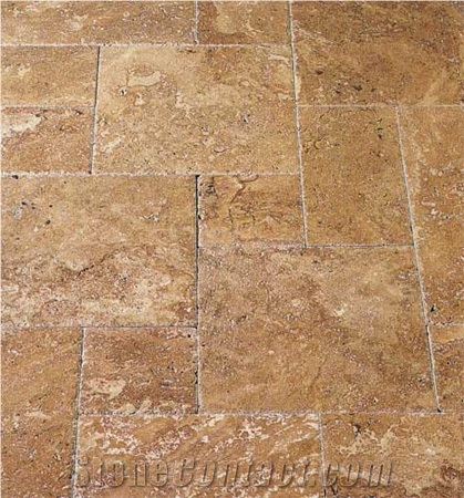 French Pattern, Noce Travertine