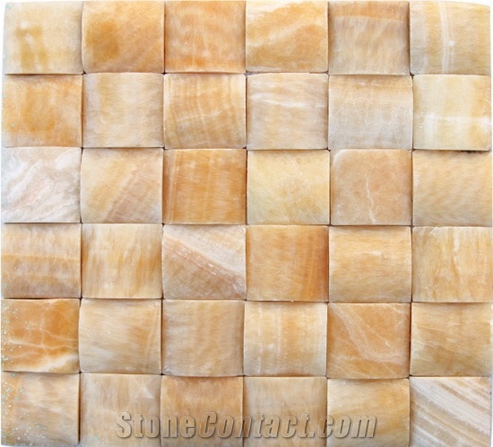 China Yellow Onyx Mosaic