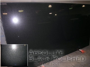 Absolute Black Granite Polished 3cm Slabs