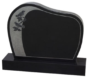 Black Granite Headstone