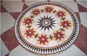 Marble Waterjet Medallions Floor Designs