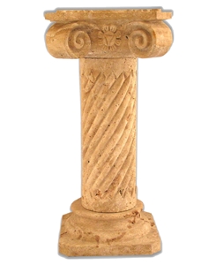 Yellobw Travertine Column