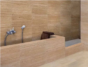 Travertine Bathroom Design Wall Tiles