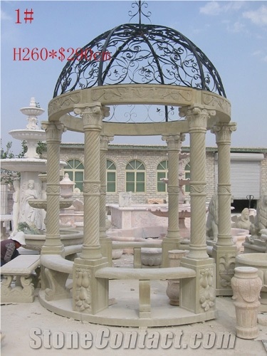 White Marble Gazebo