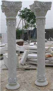 White Marble Column