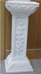 White Marble Column
