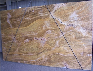 Juparana Copper Granite Slabs