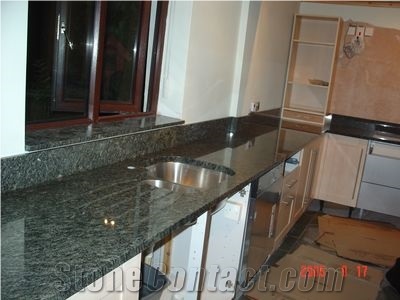 Verde Maritaca Granite Countertop, Green Granite Countertop