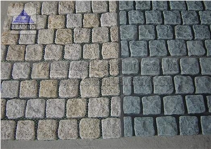 Yellow Granite Paver Stone,Cobble Stone