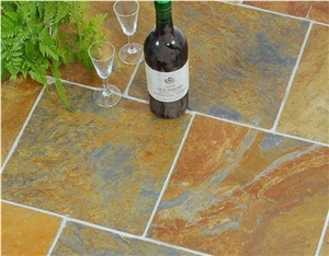 China Rust Slate Floor Tile