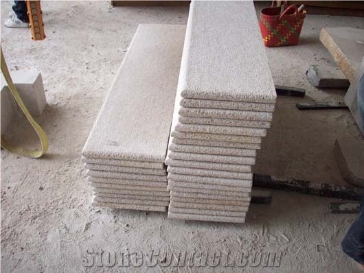 Yellow Granite Stairs