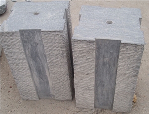 Limestone Benchtop, Fountain, Stool