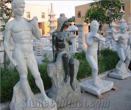 Marble Carving, Figure, Status