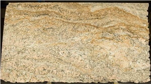 Juparana Cascadura Granite Slabs, Brazil Yellow Granite